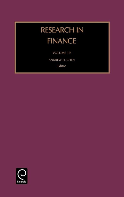 Front cover_Research in Finance