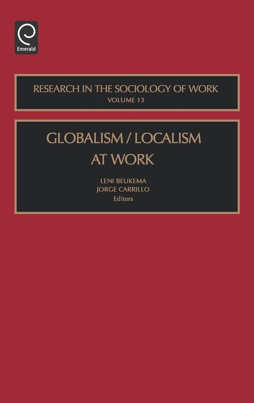 Couverture_Globalism/localism At Work