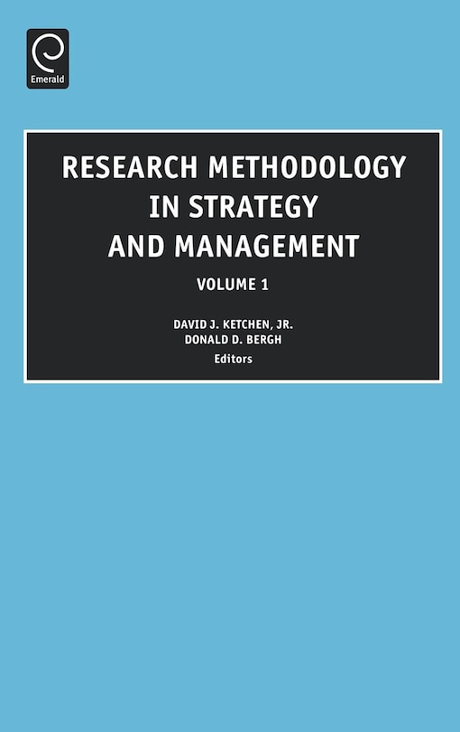 Couverture_Research Methodology in Strategy and Management