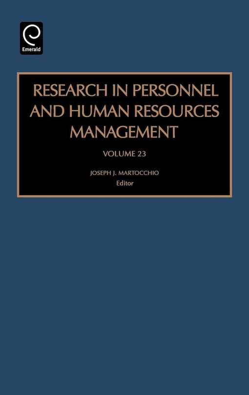 Couverture_Research In Personnel And Human Resources Management