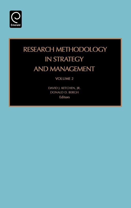 Front cover_Research Methodology in Strategy and Management