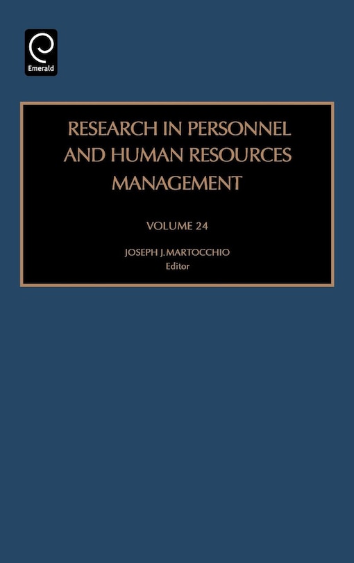 Front cover_Research In Personnel And Human Resources Management
