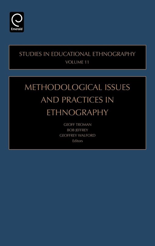 Front cover_Methodological Issues And Practices In Ethnography