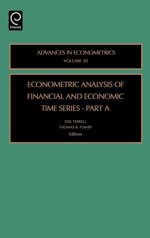 Front cover_Econometric Analysis of Financial and Economic Time Series