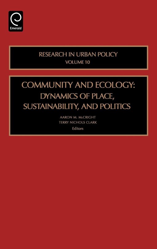 Front cover_Community and Ecology