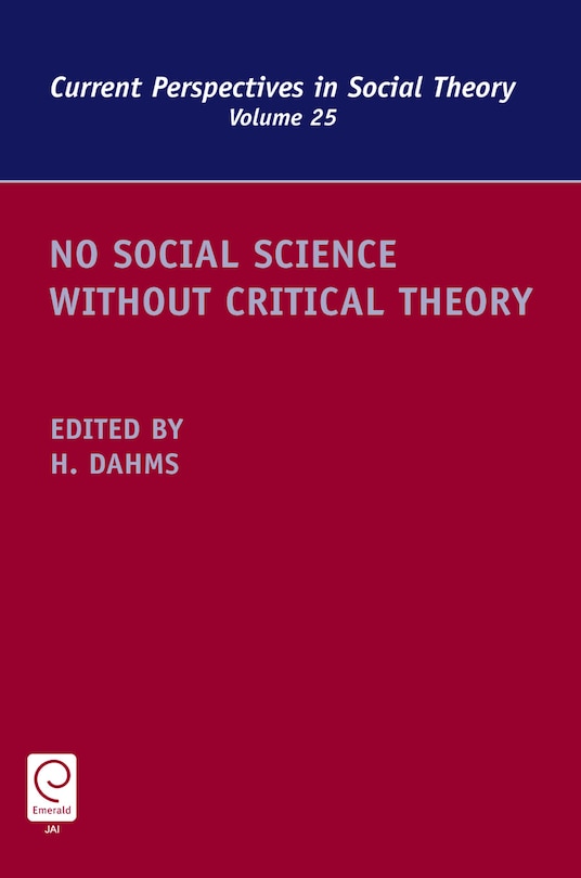 Front cover_No Social Science Without Critical Theory