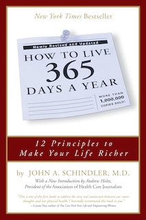 Front cover_How to Live 365 Days a Year