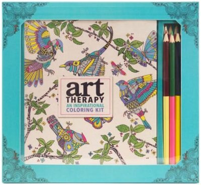 Couverture_Art Therapy: An Inspirational Coloring Kit (Deluxe kit with pencils)