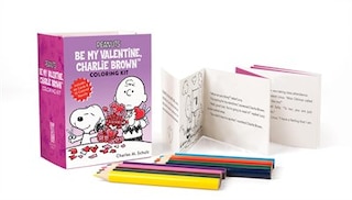 Front cover_Peanuts: Be My Valentine, Charlie Brown Coloring Kit