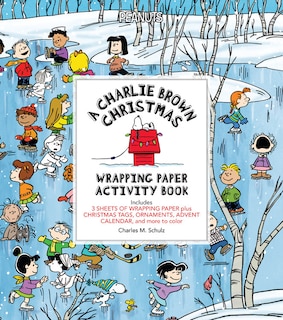 Couverture_A Charlie Brown Christmas Wrapping Paper Activity Book