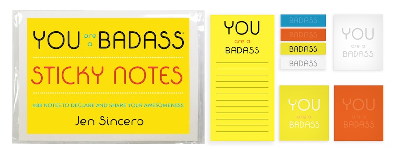 Front cover_You Are A Badass® Sticky Notes