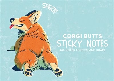 Front cover_Corgi Butts Sticky Notes