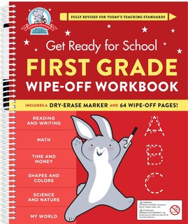 Front cover_Get Ready For School: First Grade Wipe-off Workbook