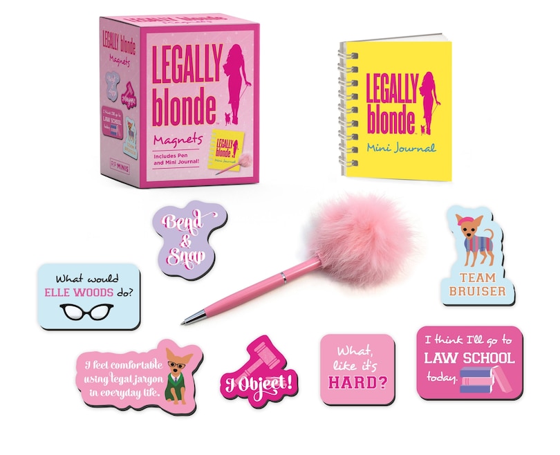 Front cover_Legally Blonde Magnets: Includes Pen And Mini Journal!