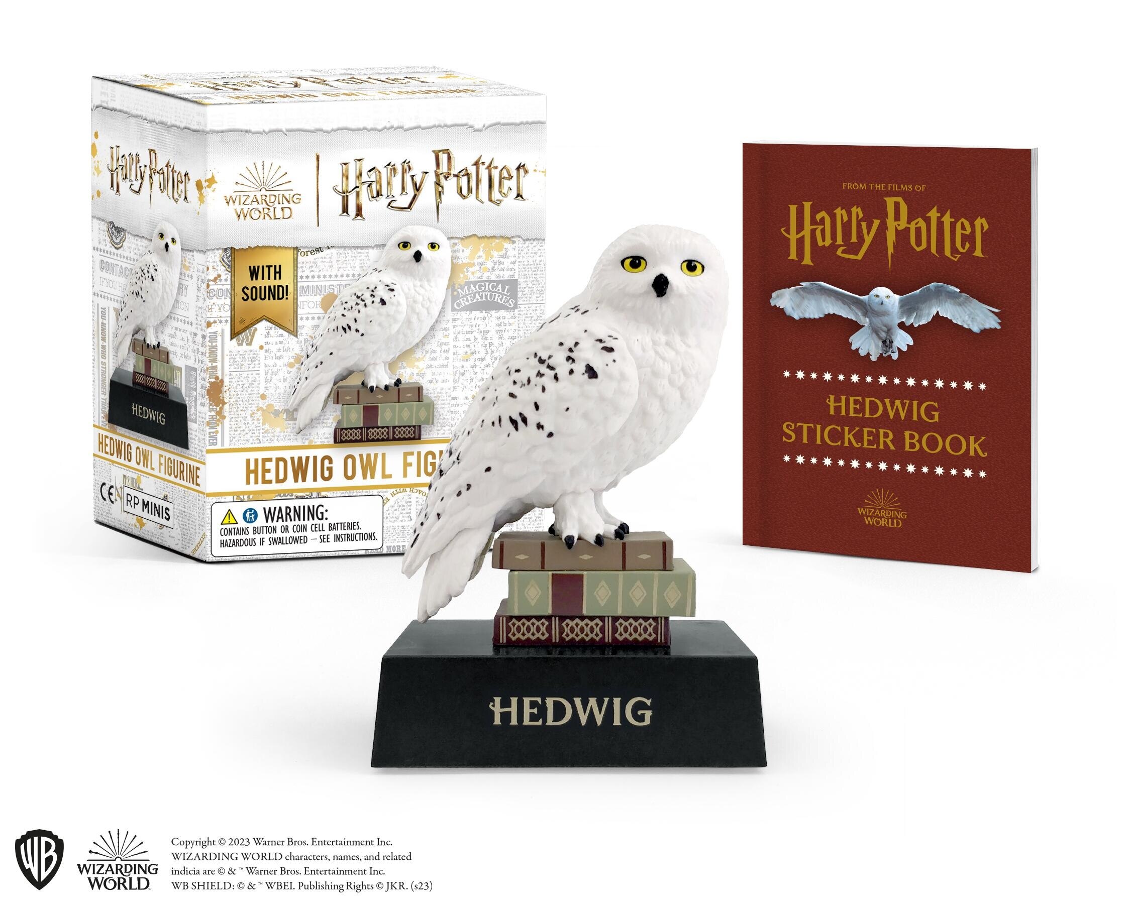 Harry Potter Hedwig Owl Figurine With Sound Book By Warner Bros Consumer Products Inc tp Indigo