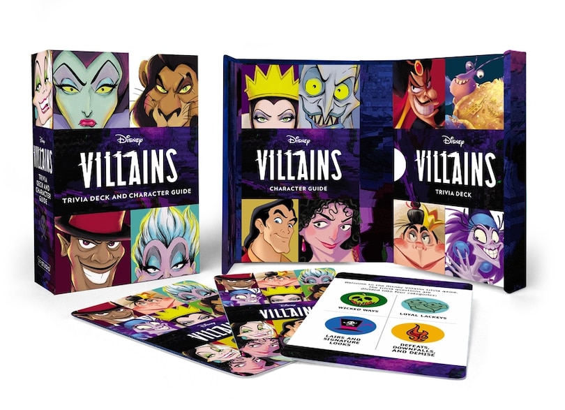 Couverture_Disney Villains Trivia Deck and Character Guide