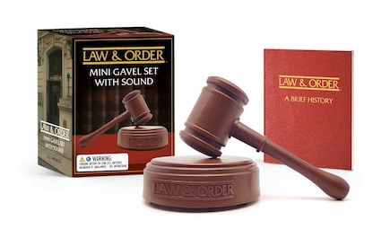 Law & Order: Mini Gavel Set with Sound