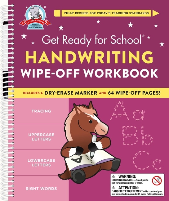 Couverture_Get Ready for School: Handwriting Wipe-Off Workbook