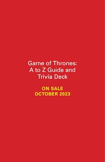 Couverture_Game of Thrones: A to Z Guide & Trivia Deck