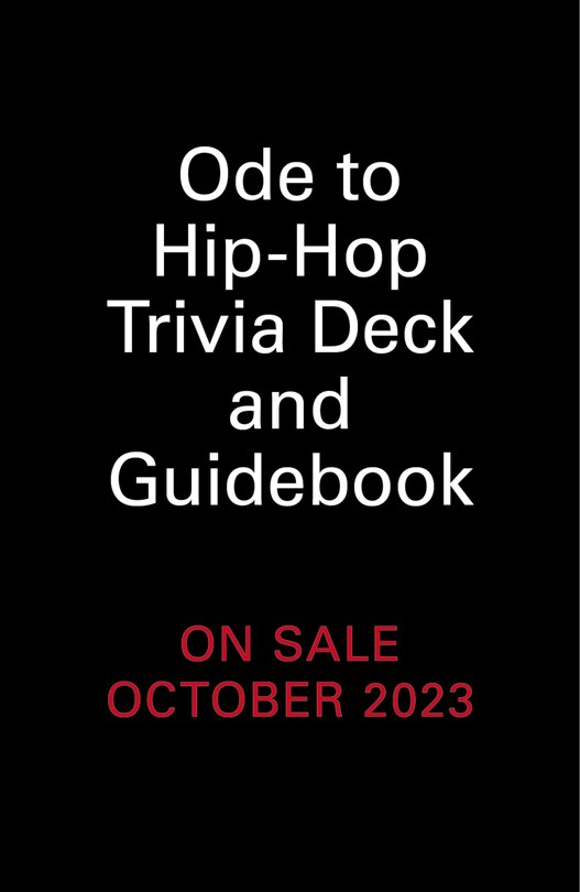 Front cover_Ode to Hip-Hop Trivia Deck & Guidebook