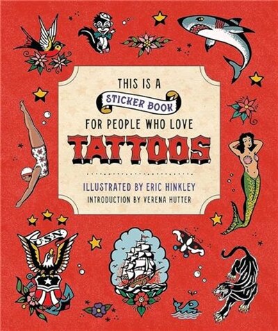 Front cover_This is a Sticker Book for People Who Love Tattoos