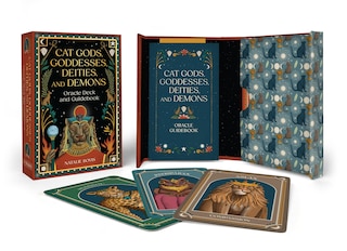 Front cover_Cat Gods, Goddesses, Deities, and Demons Oracle Deck and Guidebook