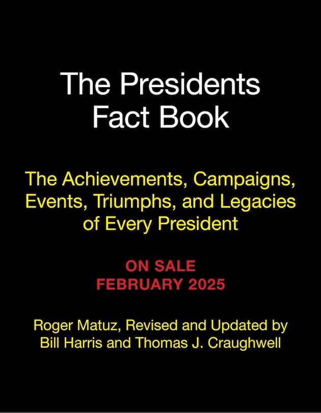 Front cover_The Presidents Fact Book
