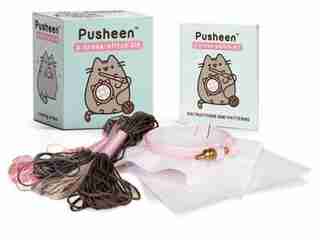Pusheen: A Cross-stitch Kit by Claire Belton
