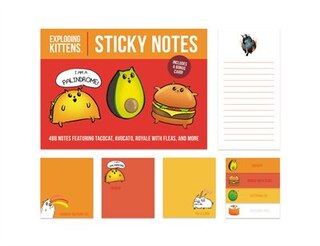 Exploding Kittens Sticky Notes: 488 Notes Featuring Tacocat, Avocato, Royale With Fleas, And More