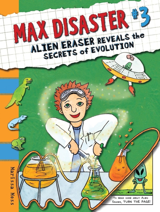 Couverture_Max Disaster #3: Alien Eraser Reveals The Secrets Of Evolution