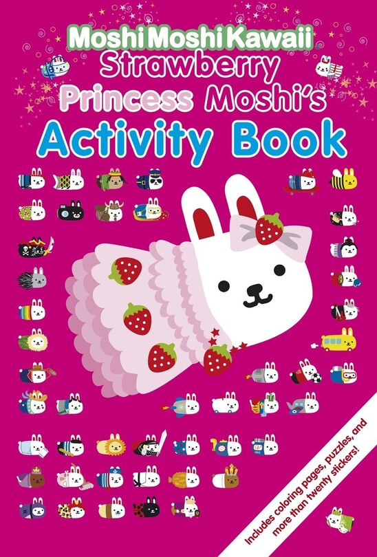 Front cover_Moshimoshikawaii: Strawberry Princess Moshi's Activity Book