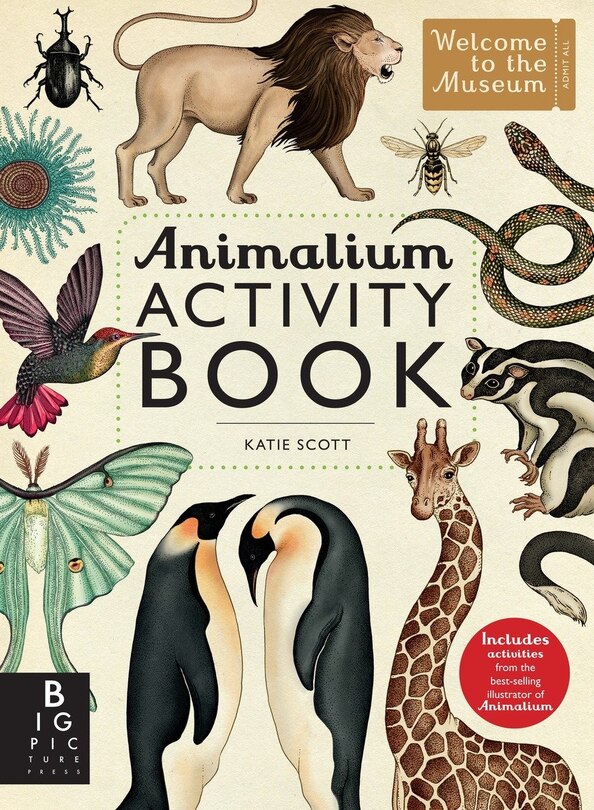 Front cover_Animalium Activity Book