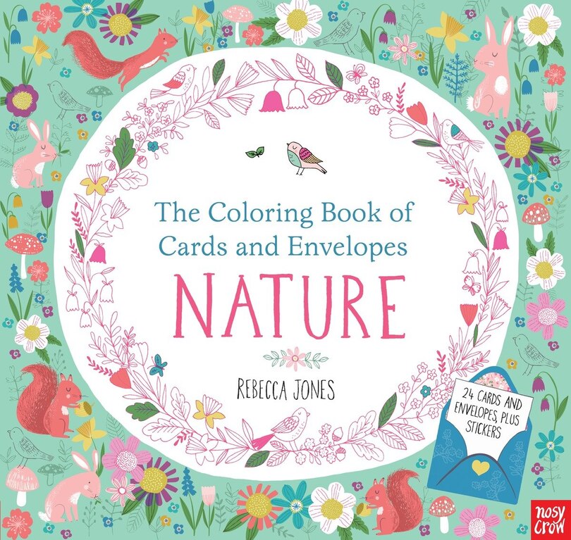 Front cover_The Coloring Book Of Cards And Envelopes: Nature