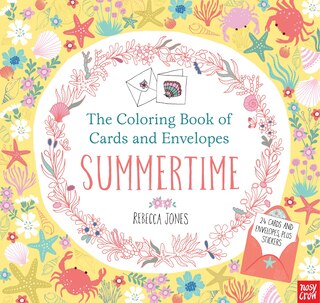 Front cover_The Coloring Book Of Cards And Envelopes: Summertime