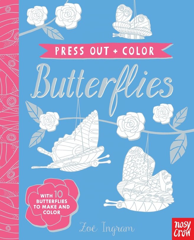 Couverture_Press Out And Color: Butterflies