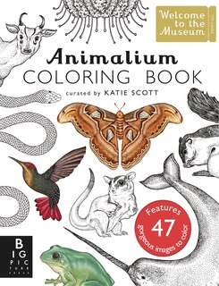 Front cover_Animalium Coloring Book