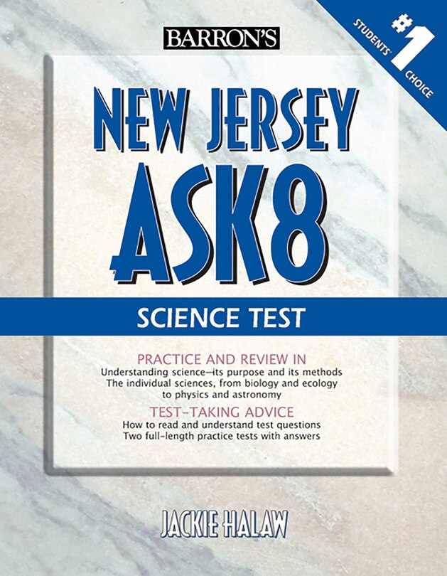 Front cover_New Jersey Ask 8 Science Test