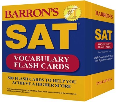 Barron's SAT Vocabulary Flash Cards: 500 Flash Cards to Help You Achieve a Higher Score