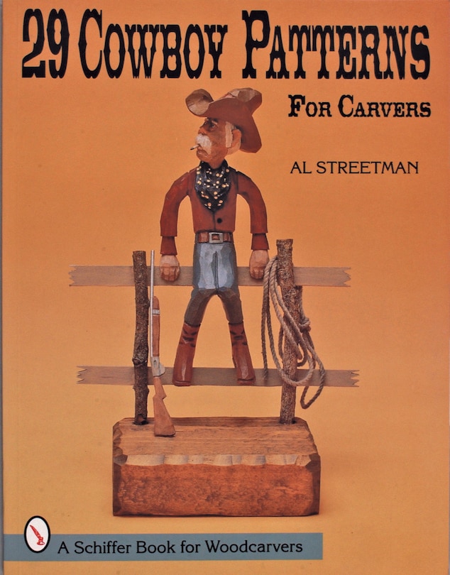 Front cover_29 Cowboy Patterns for Carvers