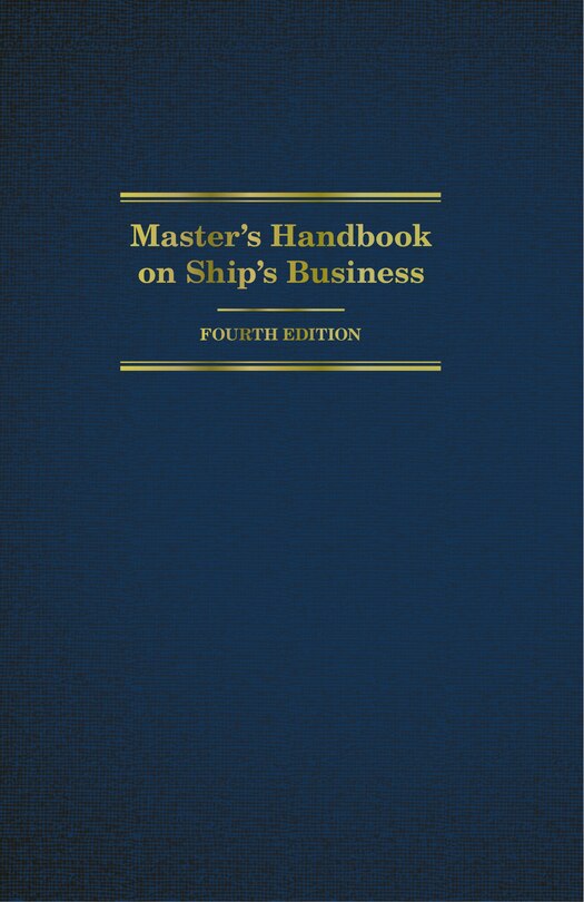 Couverture_Master's Handbook On Ship's Business