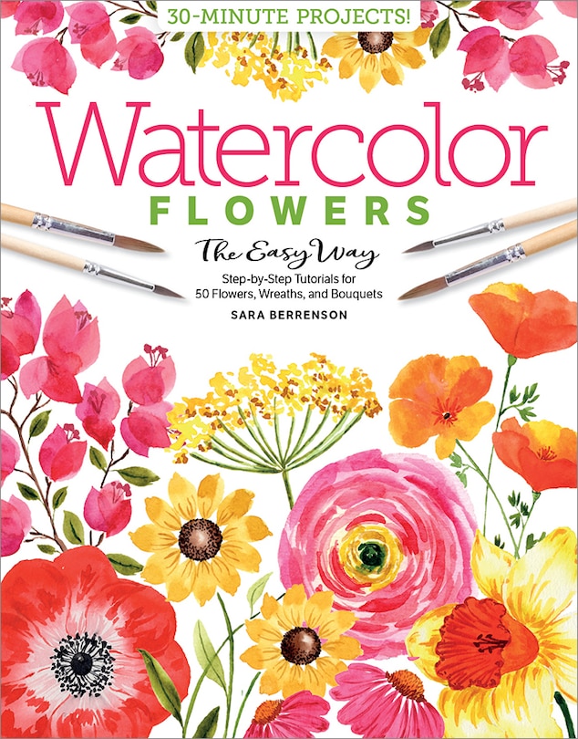 Front cover_Watercolor The Easy Way Flowers