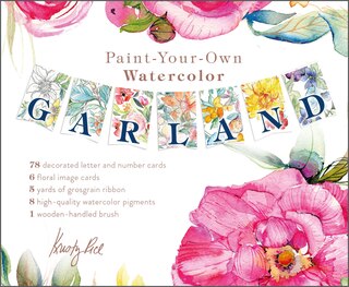 Paint-your-own Watercolor Garland: Illustrations By Kristy Rice