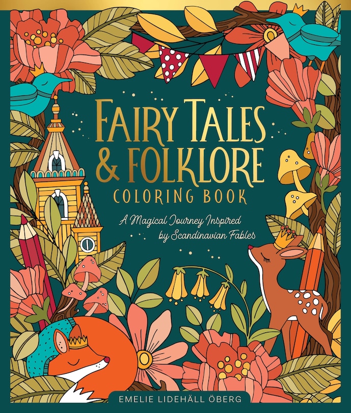 Front cover_Fairy Tales & Folklore Coloring Book