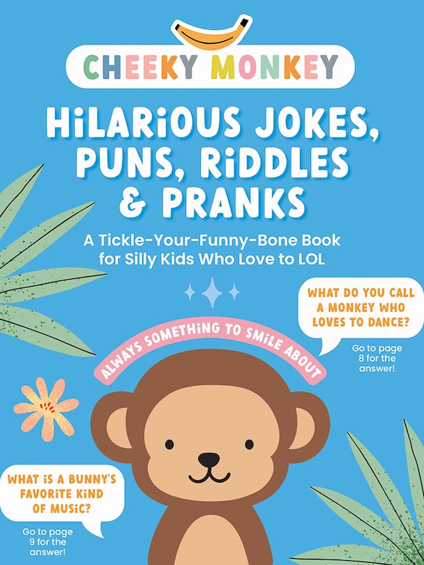 Front cover_Cheeky Monkey - Hilarious Jokes, Puns, Riddles & Pranks