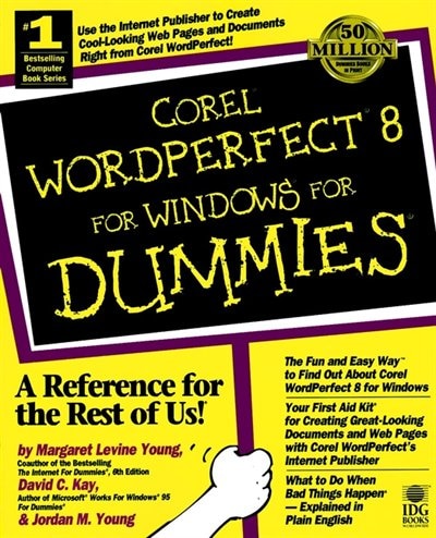 Front cover_Corel WordPerfect 8 For Windows For Dummies