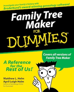 Front cover_Family Tree Maker For Dummies