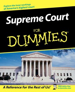 Front cover_Supreme Court For Dummies