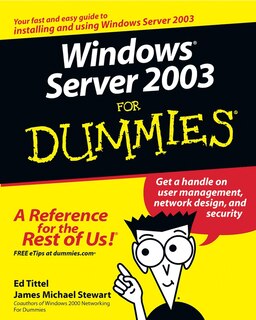 Front cover_Windows Server 2003 For Dummies