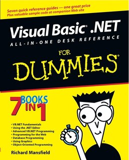 Front cover_Visual Basic .NET All-In-One Desk Reference For Dummies