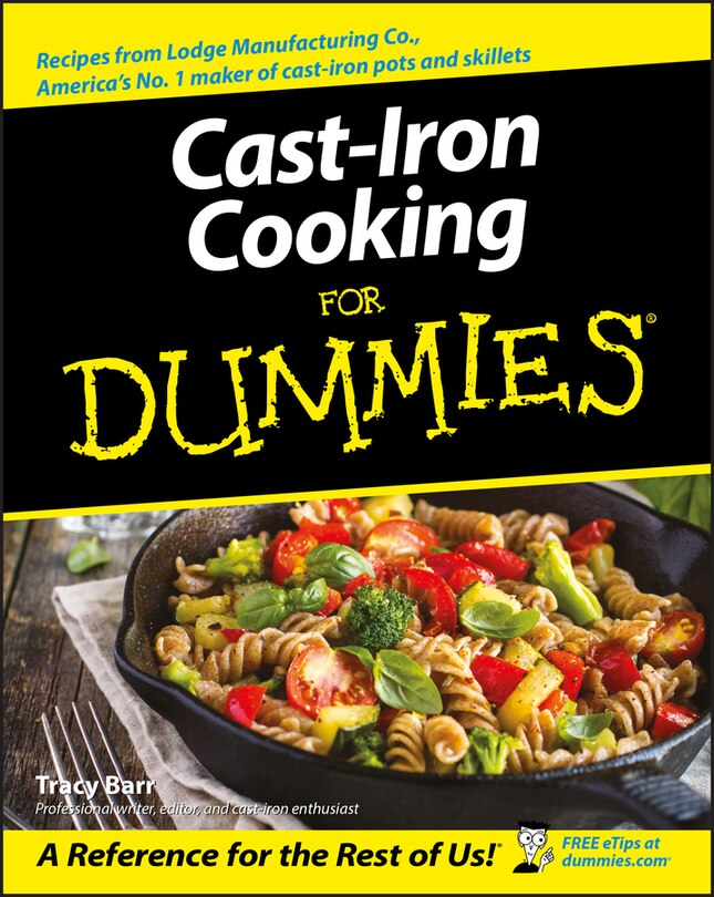 Front cover_Cast Iron Cooking For Dummies